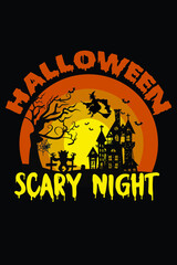 Halloween t shirt typography vector tshirt design