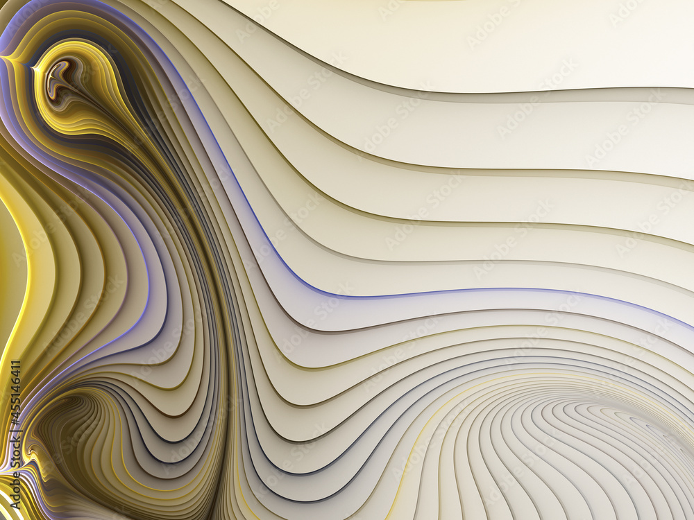 Poster abstract color dynamic background with lighting effect. fractal art