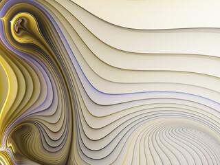 Abstract color dynamic background with lighting effect. Fractal art