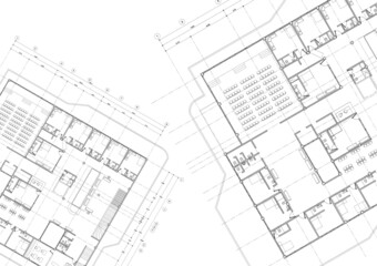 Write a blueprint hospital architecture for building.
