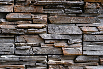 stones texture background. narrow stones wall template for text and design