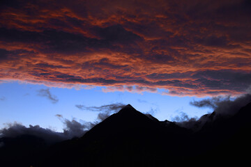 Gewitterwolken an der Mutspitze