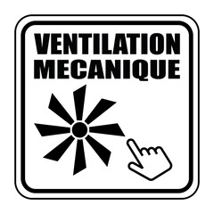 Logo ventilation mécanique.