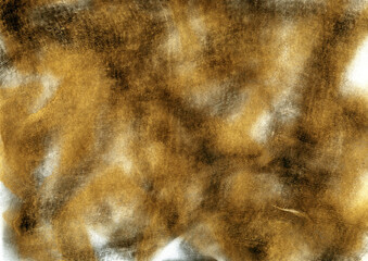Vintage gold and black grunge texture. Abstract splattered golden background. Contemporary or modern art with grid and subtle noise pattern