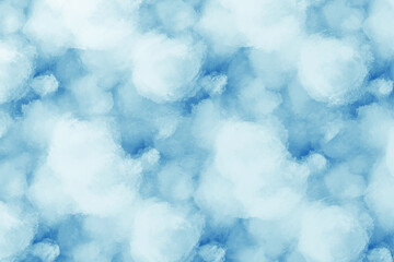 Blue and white cloudy background frosty wallpaper