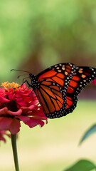 monarch butterfly on flower