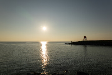 Ijsselmeer zonondergang
