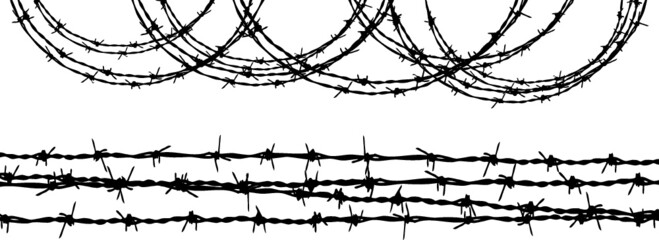 Barbed wires