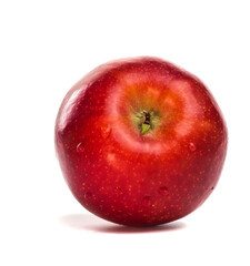 Beautiful, ripe, juicy, red apple isolate on a white background.