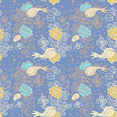 Vector abstract colorfull pattern. Authentic design. Vector seamless pattern. Artistic background.