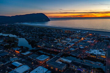 seaside oregon aerial