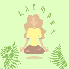 It's yoga time! Enjoy yourself! Be in harmony with body and mind!