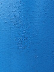 Cracked blue paint