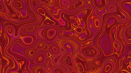 Abstract textured luminous red liquid background