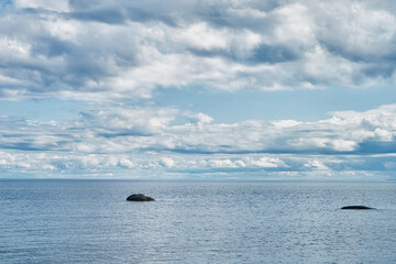 Obraz premium Beautiful view over Baltic sea. Natural background. Latvia