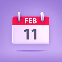 3D Calendar - February 11th