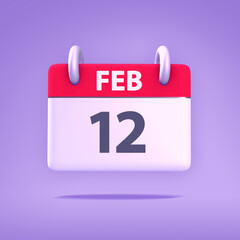 3D Calendar - February 12th