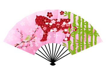 寅　年賀状　和柄　アイコン