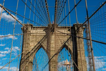 Zelfklevend Fotobehang Brooklyn Bridge © Pedro