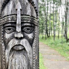 totem pole in the park