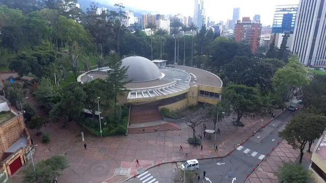 Aerial view from the center of Bogota
