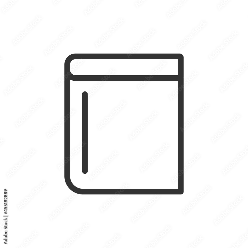Poster library minimal line icon.
