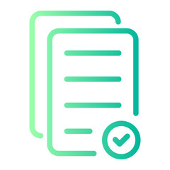 Success gradient icon