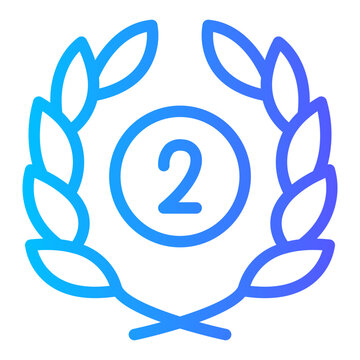runner up gradient icon