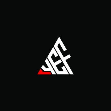 YEF letter logo creative design. YEF unique design
