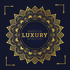 Luxury mandala background with golden and white arabesque pattern arabic islamic east style decorative mandala for print, poster, cover, brochure, flyer, banner, post, design.