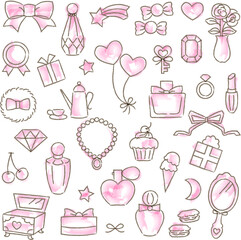 小物　ガーリー　コスメ　宝石