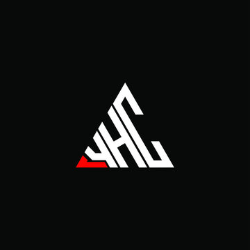 YHC letter logo creative design. YHC unique design
