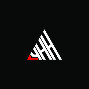 YHH letter logo creative design. YHH unique design
