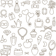 小物　ガーリー　コスメ　宝石