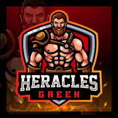 Heracles mascot. esport logo design  - obrazy, fototapety, plakaty