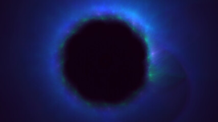 3D rendering abstract round light background