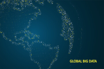 Technology image of globe