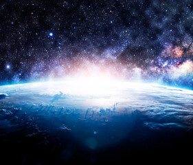 Fototapeta na wymiar Earth View - Elements of this Image Furnished by NASA