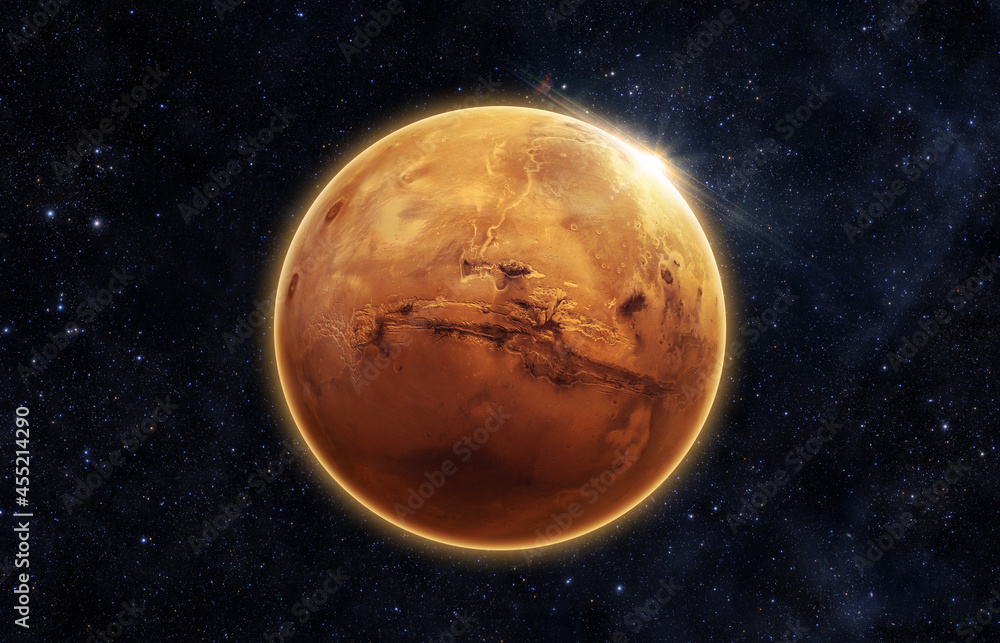 Canvas Prints mars - elements of this image furnished by nasa
