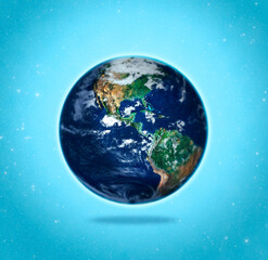 Earth - Elements of this Image Furnished by NASA