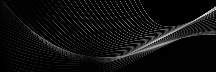 Naklejka premium Cyber wave or technology background.