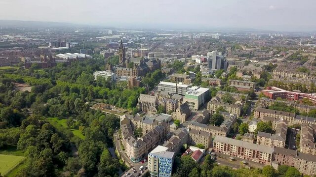 Fly around University of Glasgow