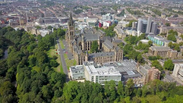 Fly around University of Glasgow