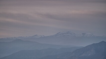 Sierra Nevada mountain range in Spain