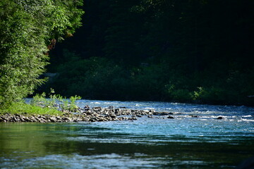 Flowing river
