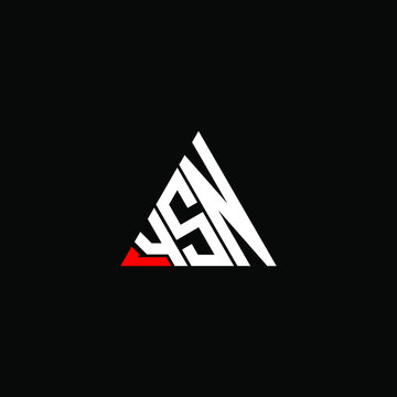 YSN letter logo creative design. YSN unique design
