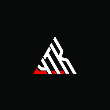 YTK letter logo creative design. YTK unique design
