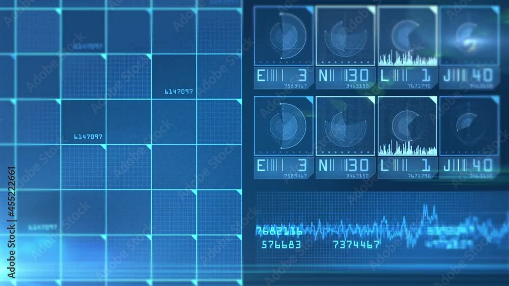 Poster pulsing hud display radar tracking