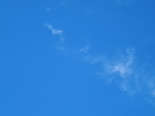 Blue background sky clouds clear