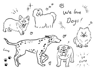 犬イラストセット